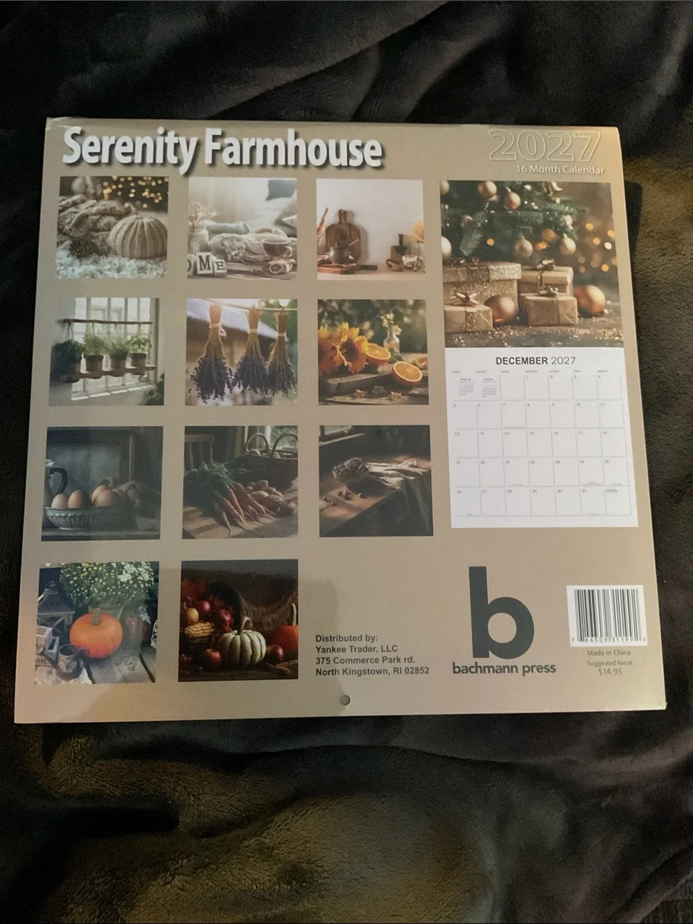 2027 Serenity Farmhouse Calendar